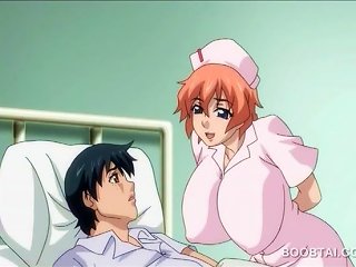 Busty Hentai Nurse Sucks And Rides Cock In Anime Video